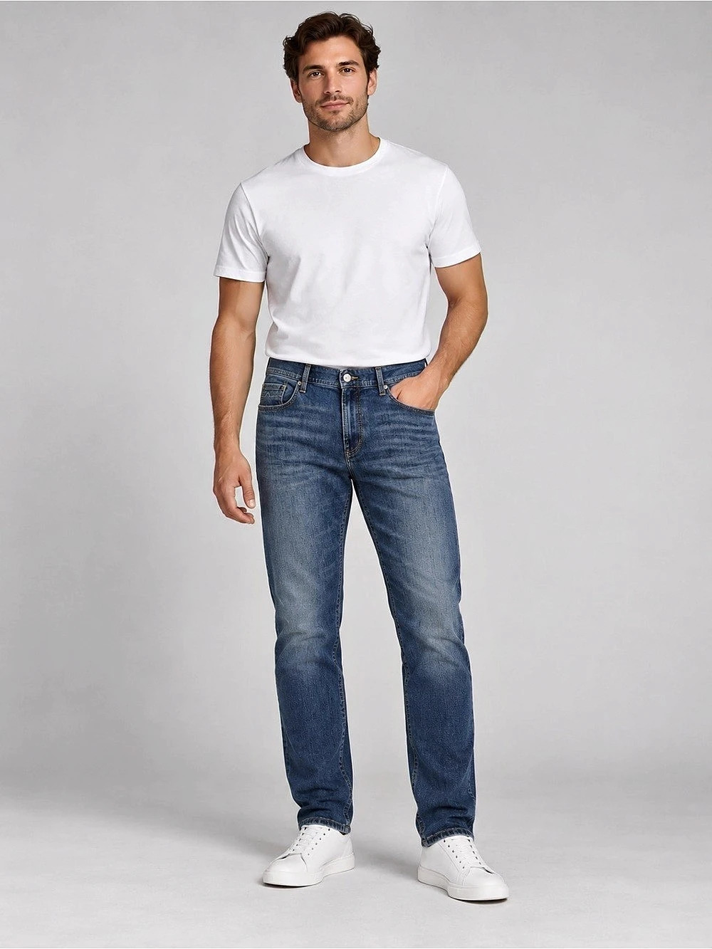 NWT Alberto Pipe Dynamic Superfit Blue Jeans Men’s 35x34